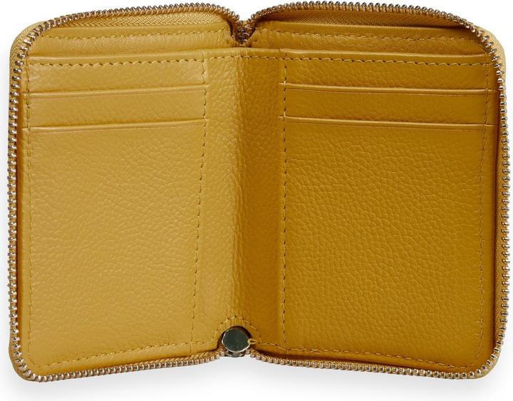 Actual product image Scotch & Soda Leather Bill Fold Zip Wallet