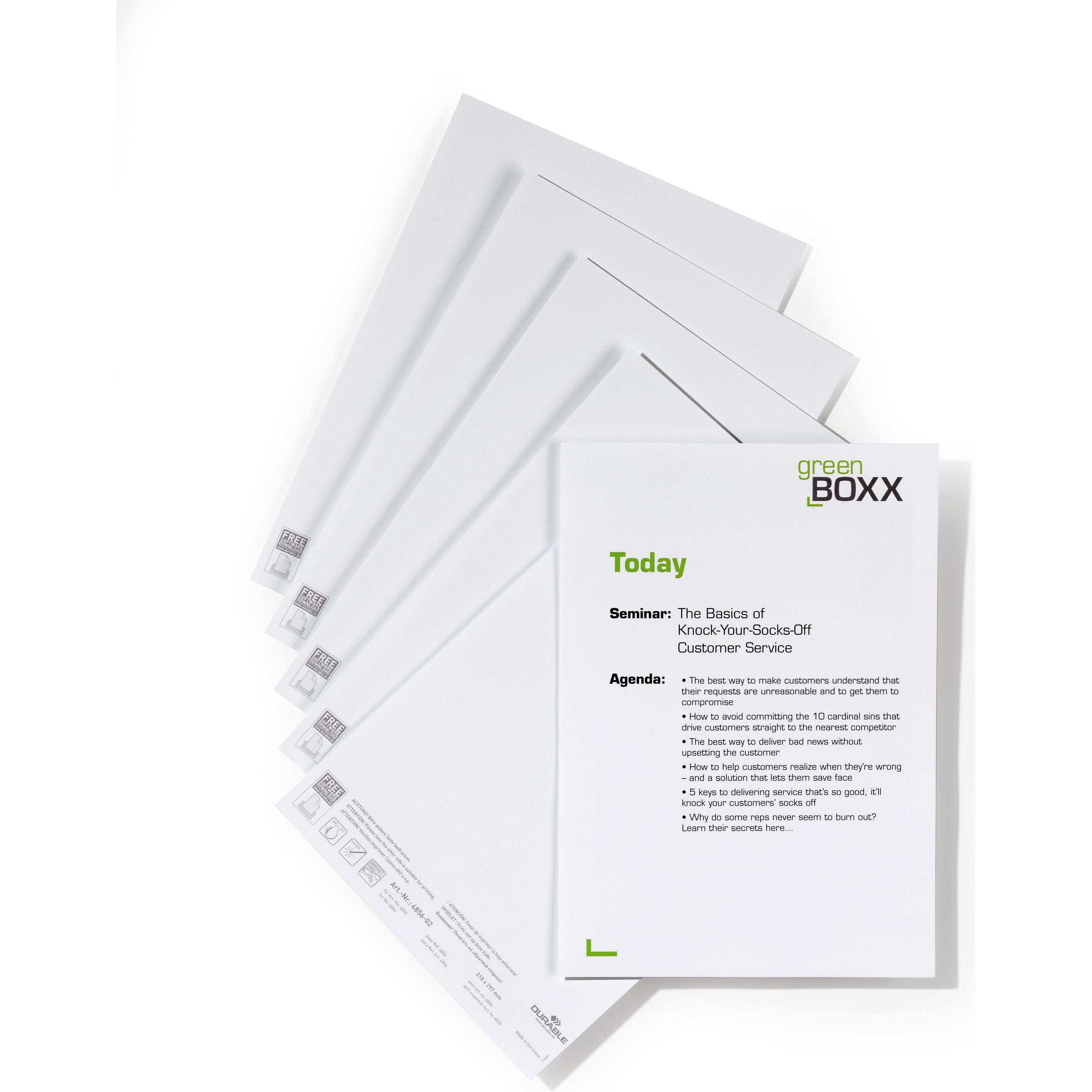 Thumbnail - Durable, Informationsschild, Bogen für Türschild Info Sign 4806