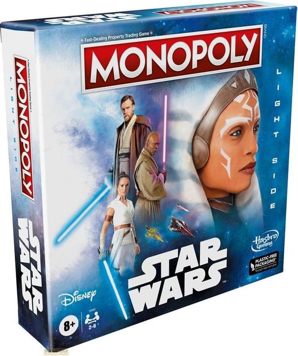 Produktbild Hasbro Star Wars Brettspiel Monopoly Light Side Edition *Englische Version* (Englisch, 2 - 6 Spieler)