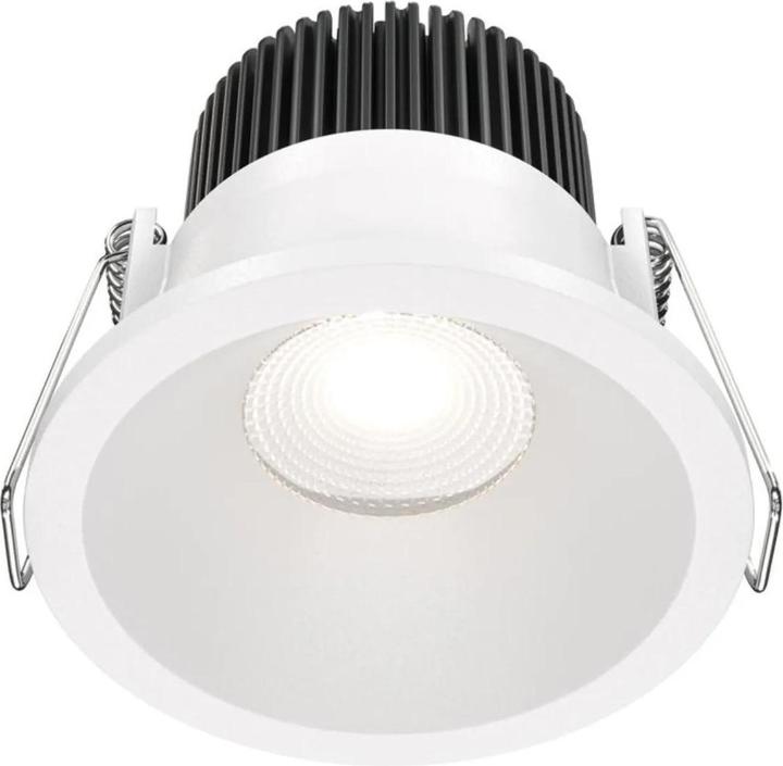 Actual product image Maytoni Zoom LED downlight, recessed light 6W dimmable white IP65 90Ra Ø6mm neutral white (440 lm)