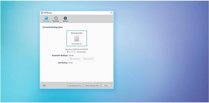 Actual product image WD My Passport Ultra 4TB Blau (4 TB)