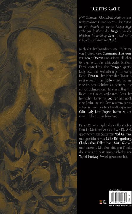 Produktbild Panini Sandman Deluxe (Deutsch, Neil Gaiman, William Shakespeare, 2018)