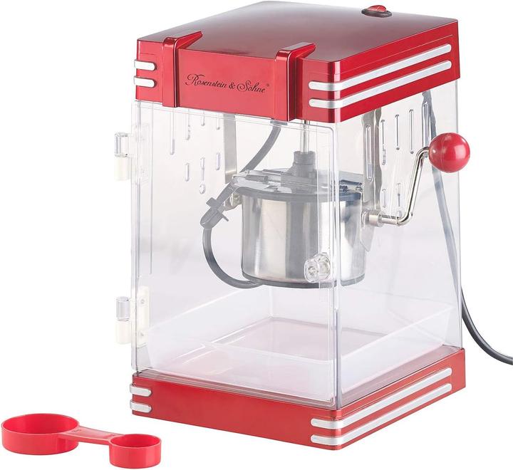 Produktbild Rosenstein & Söhne Retro-Popcorn-Maschine "Theater" im 50er-Jahre-Look