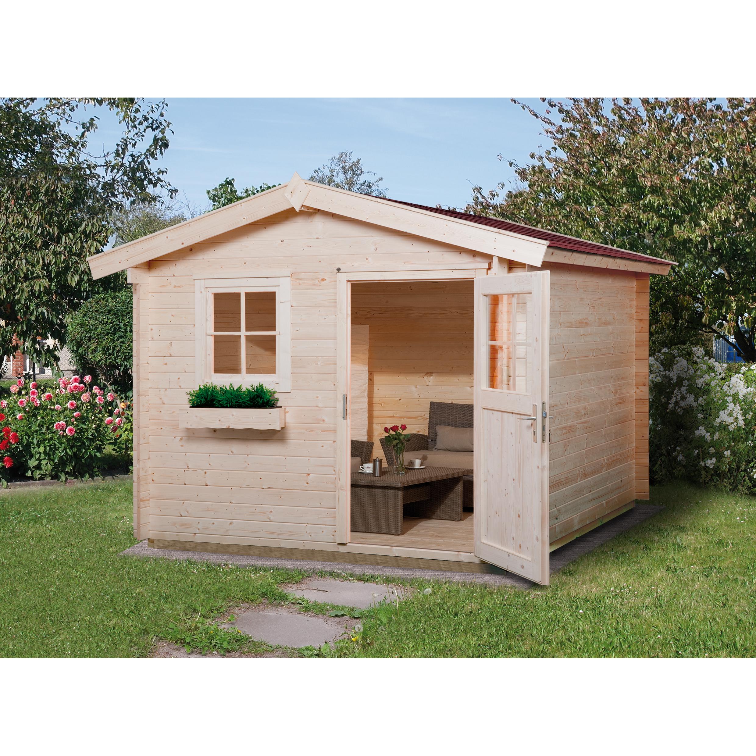 Weka Holzbau, Gartenhaus + Gartenschrank, Premium28 FT