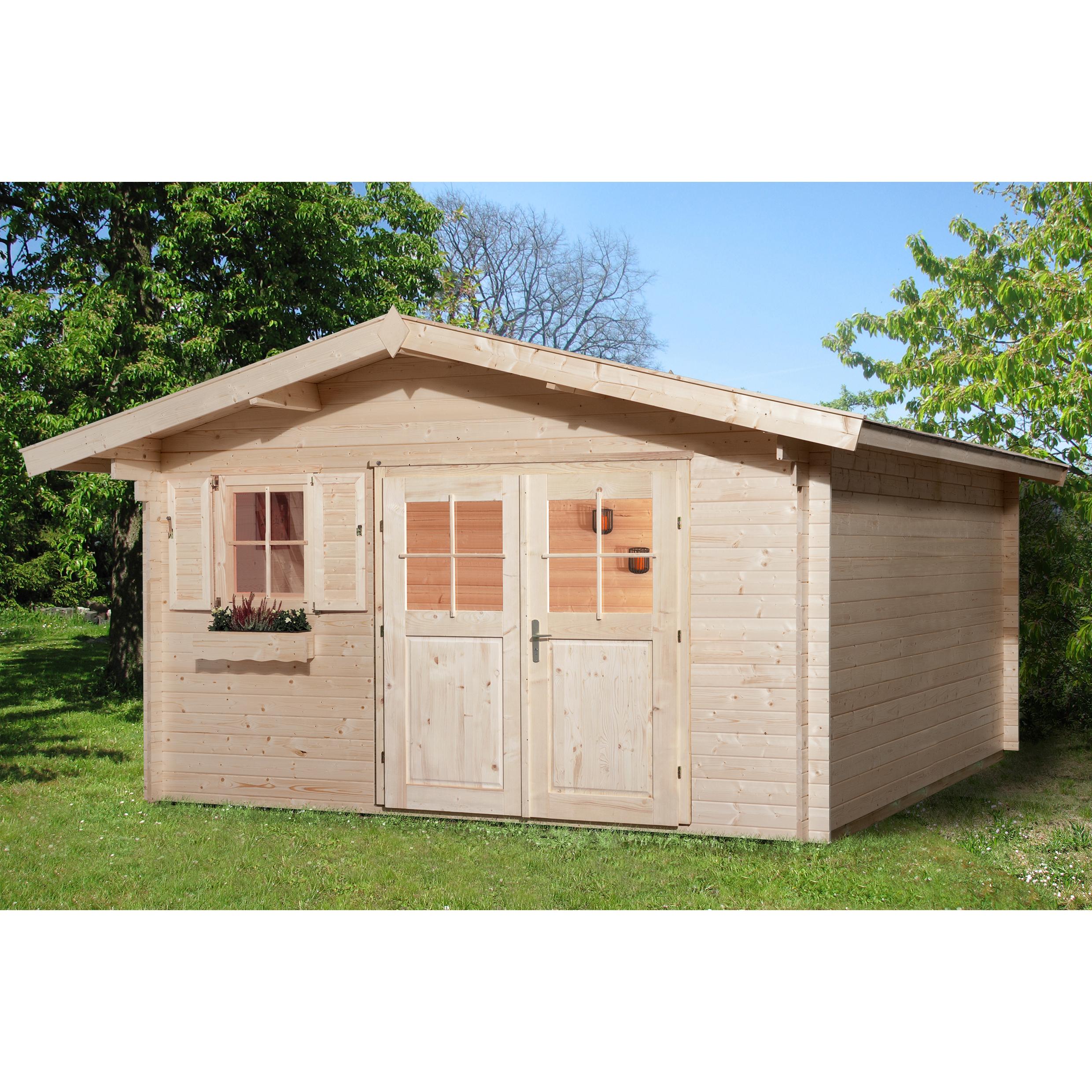 Weka Holzbau, Gartenhaus + Gartenschrank, 111 Gr.1