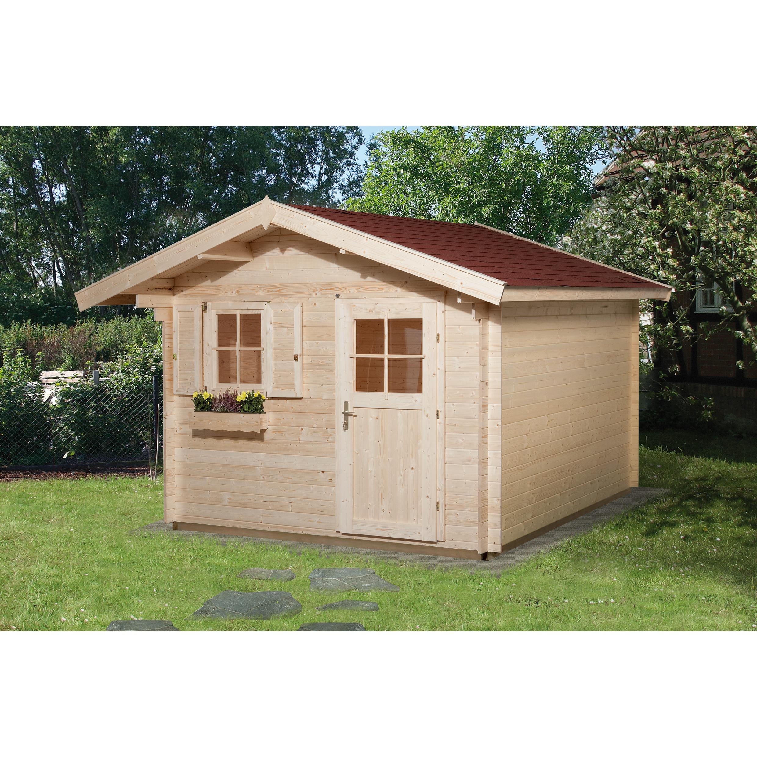 Weka Holzbau, Gartenhaus + Gartenschrank, Premium28 FT
