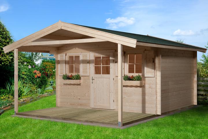 Actual product image Weka Holzbau Garden shed 110 A Gr.1, 28 mm, V200, ET, 2 EF