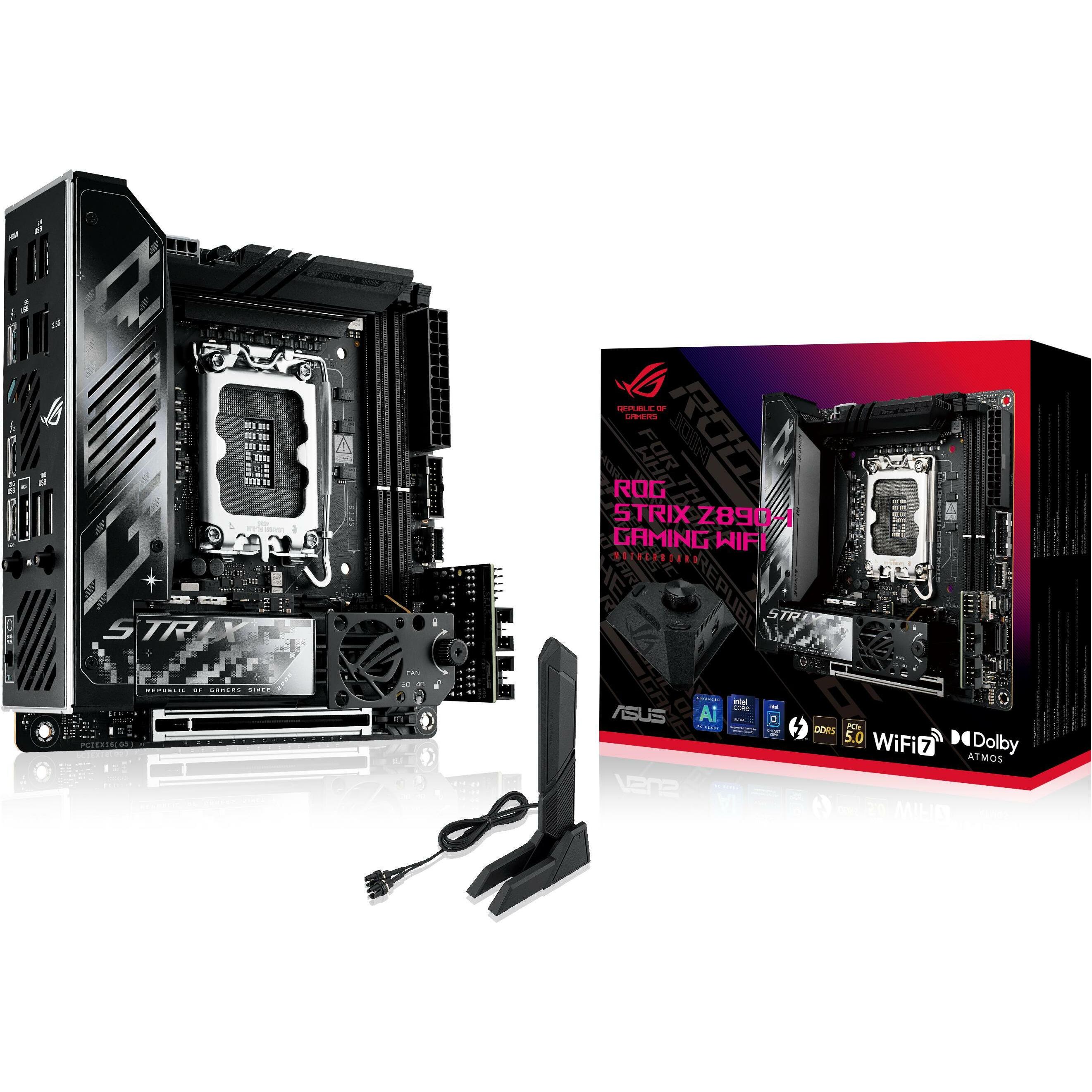 ASUS ROG STRIX Z890-I GAMING WIFI (LGA 1851, Intel Z890, Mini-ITX), Mainboard