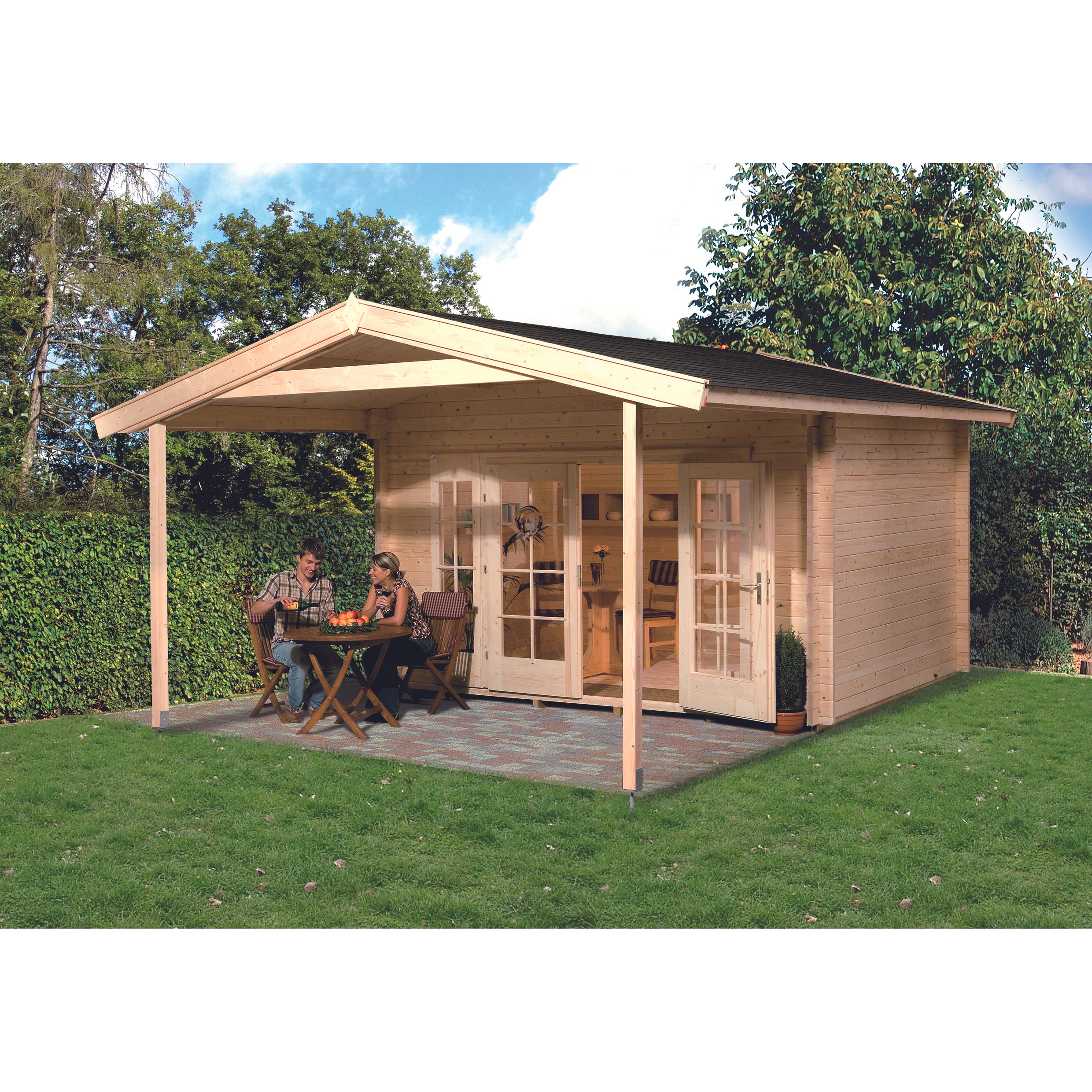 Weka Holzbau, Gartenhaus + Gartenschrank, Weekendhaus 137 A Gr.2