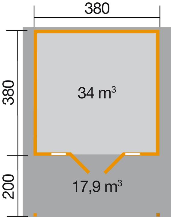 Produktbild Weka Holzbau Weekendhaus 137 A Gr.2