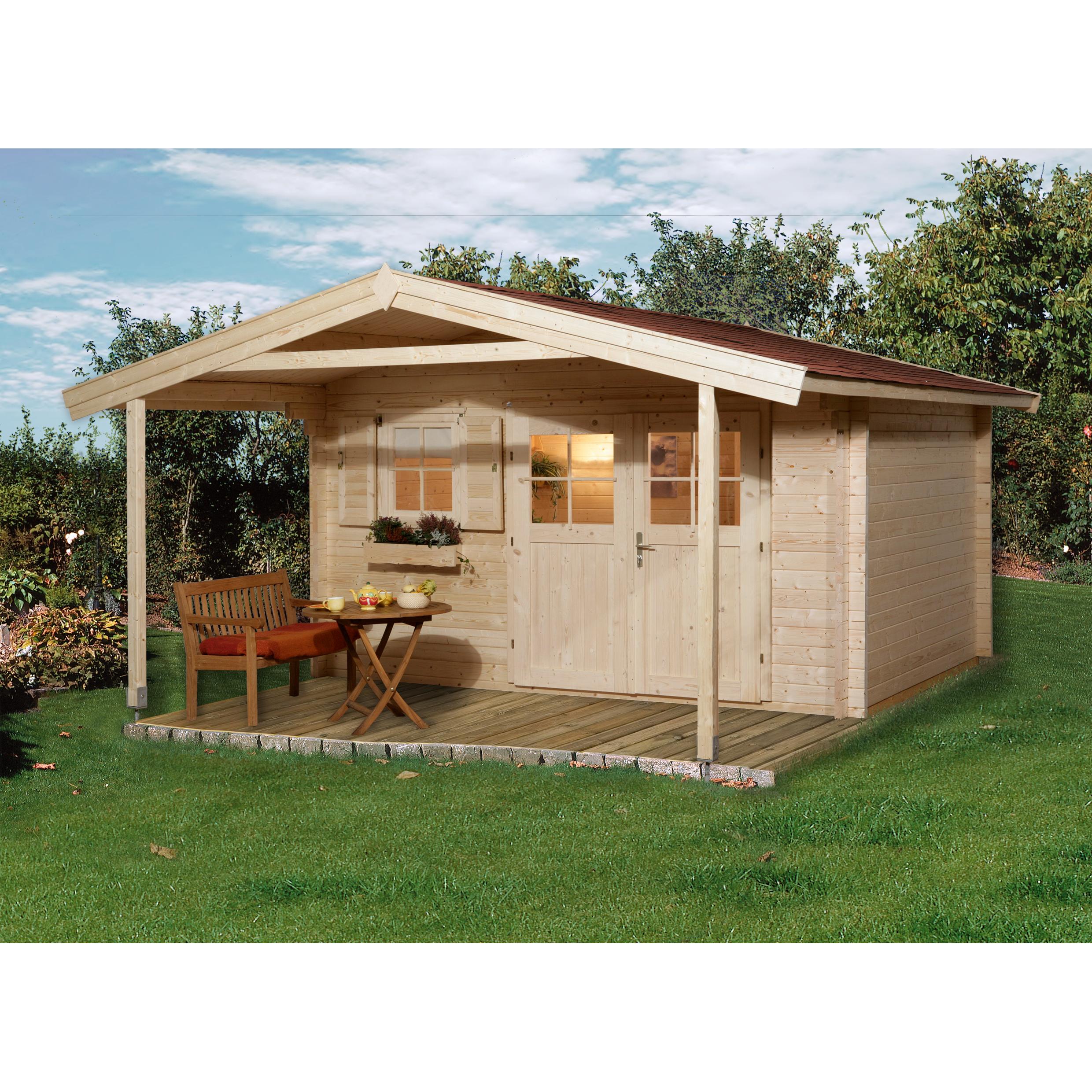 Weka Holzbau, Gartenhaus + Gartenschrank, 136 A Gr.2