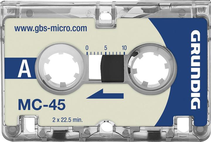 Grundig Microcassette MC45 (confezione da 3)
