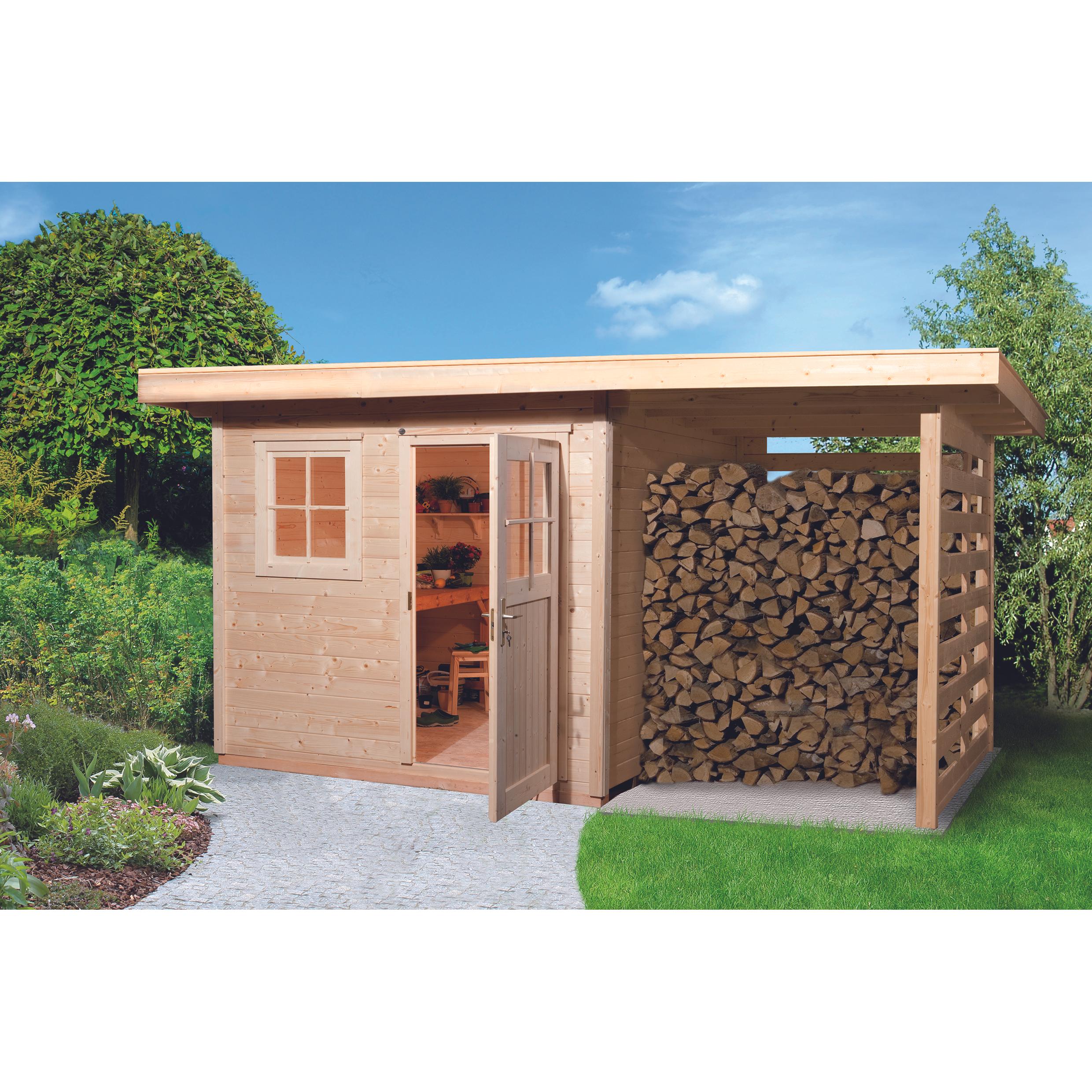 Weka Holzbau, Gartenhaus + Gartenschrank, 170 A Gr.3