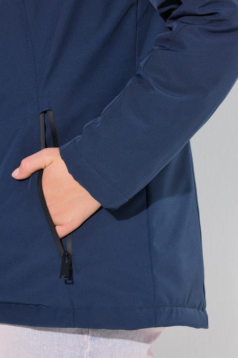 Produktbild Ulla Popken HYPRAR Funktionsjacke, wasserabweisend, Kapuze (62)