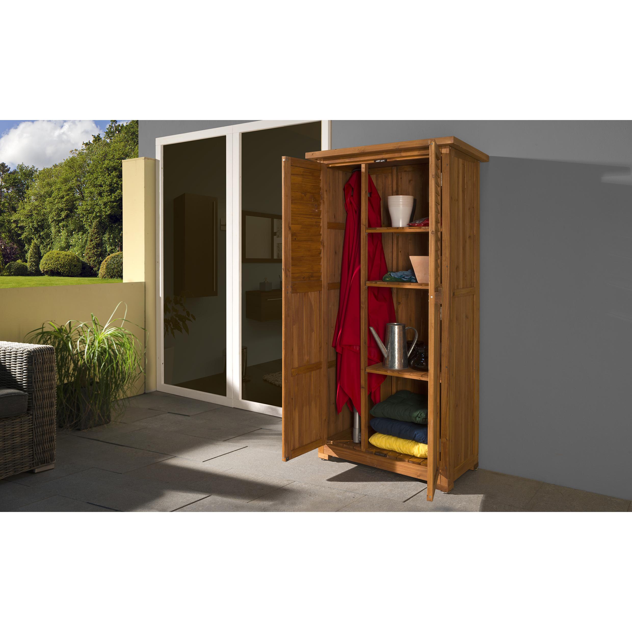 Thumbnail - Weka Holzbau, Gartenhaus + Gartenschrank, Balkon/Terrassenschrank 195 A