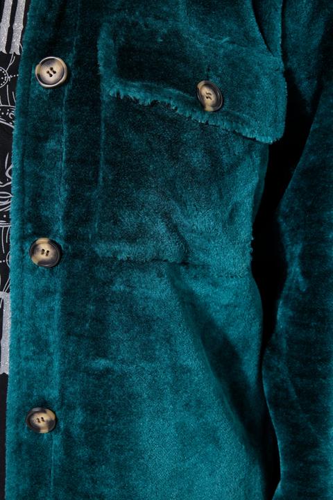 Image du produit Studio Untold Manteau fausse fourrure, Wide Shape, col chemise, manches longues (46, 48)