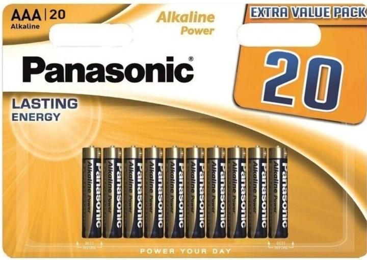 Produktbild Panasonic Alkaline Power AAA-Batterien 20 Stück 1,5 V (20 Stk., AAA)