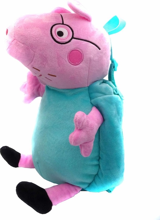 Actual product image Peppa Pig Plush 3D Backpack - Daddy (40 cm)