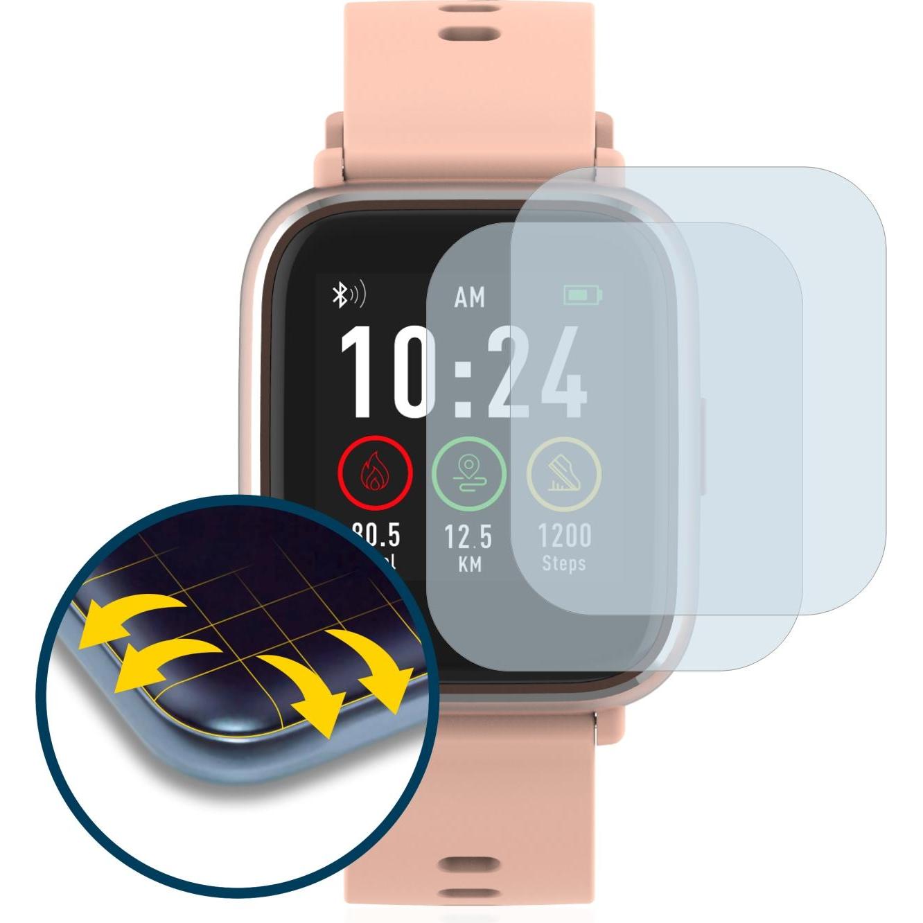 Thumbnail - BROTECT Full-Cover Displayschutz, Smartwatch Schutzfolie, Transparent