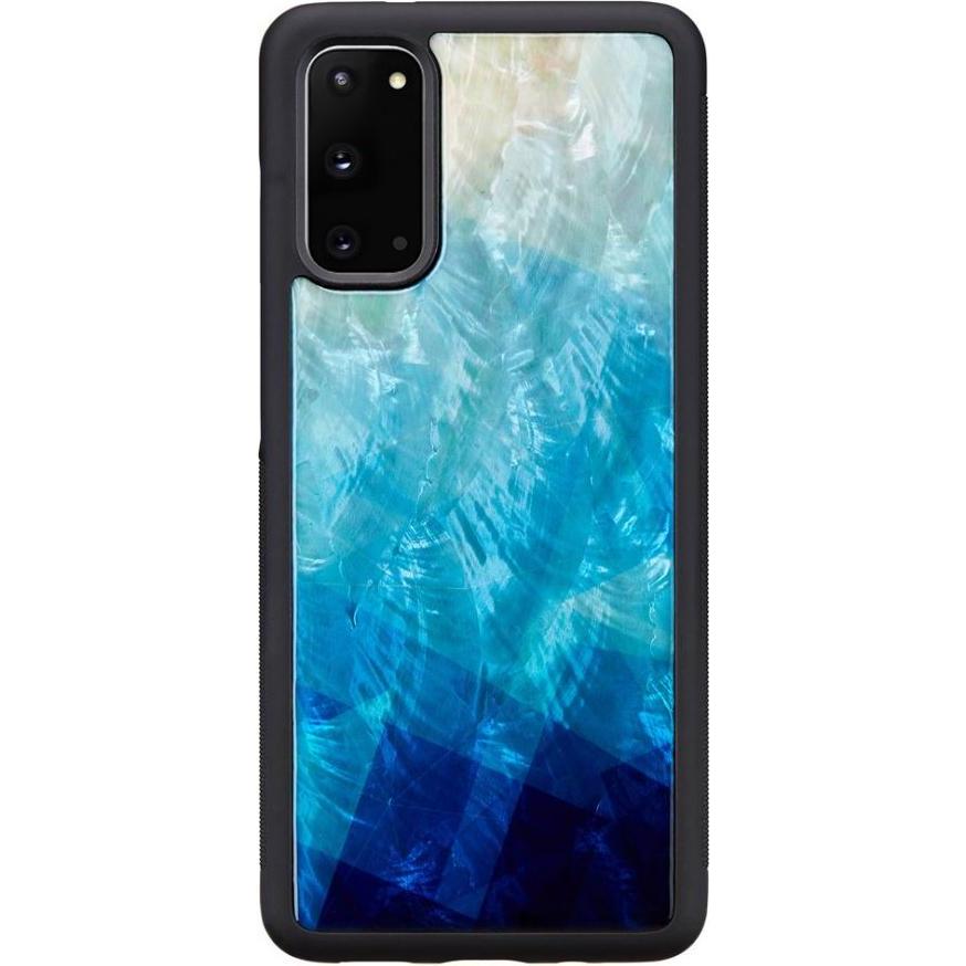 Ikins case for Samsung Galaxy S20 blue lake black (Samsung Galaxy S20+), Smartphone Hülle, Blau