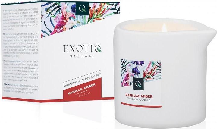 Actual product image Exotiq Massagekerze Vanille Amber 60g