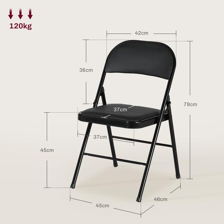 Image du produit Homcom Chaise pliante