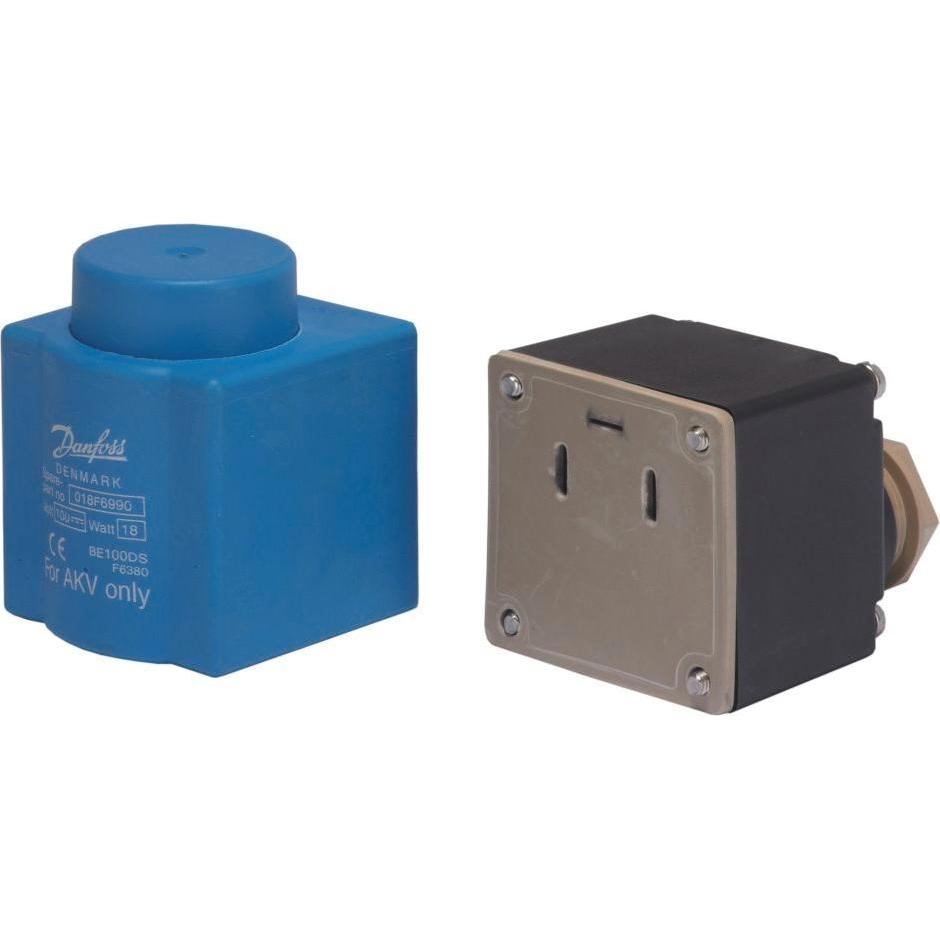 Thumbnail - Danfoss, Zubehör Sanitärinstallation, BE240CS spole, AKV10 - Spole til magnetventil, Klemkasse, 208/240 V, 50/60 Hz, IP6...