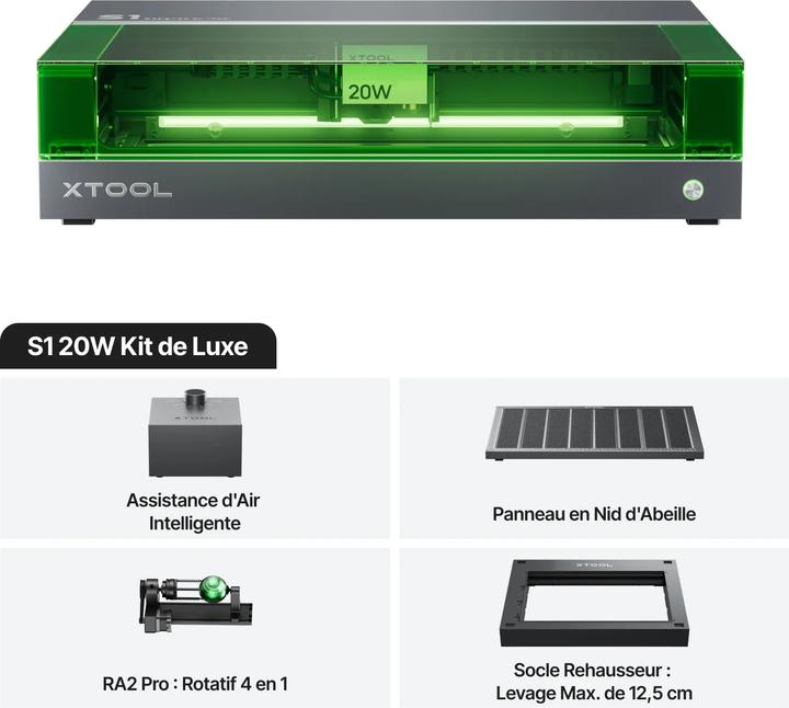 Produktbild Elegoo xTool S1 Deluxe Pack - 20W