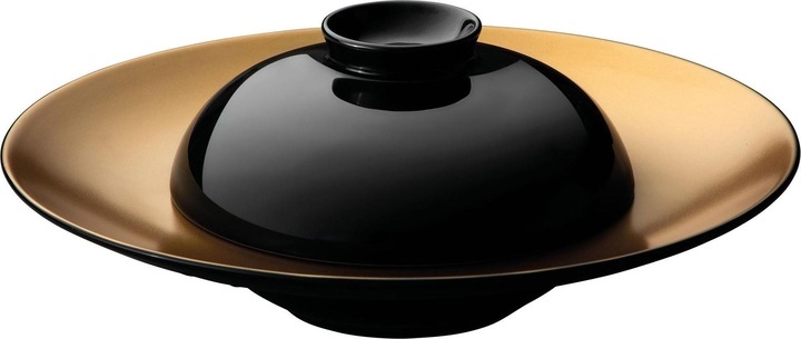 BergHoff Speise-Service Gem Line 2 Stück, Schwarz/Gold (2 x, 28 cm)