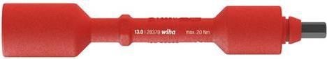 Actual product image Wiha VDE External hexagon, interchangeable (External hexagon)