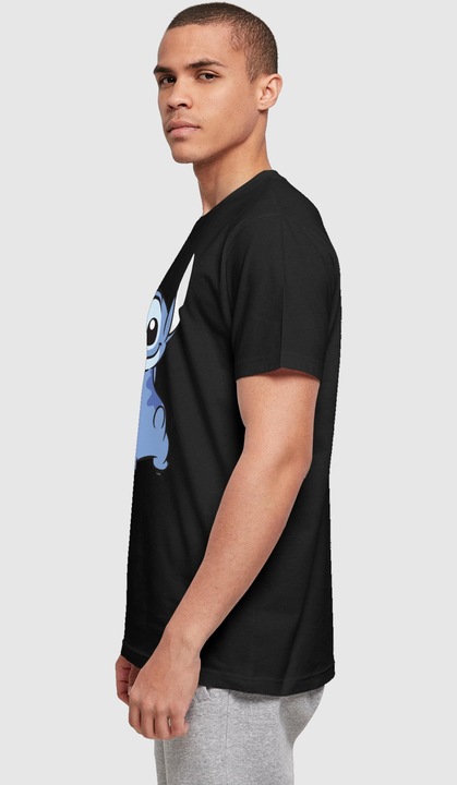 Produktbild Absolute Cult Lilo And Stitch - Stitch Backside Breast Basic T-Shirt - 124375 (L)