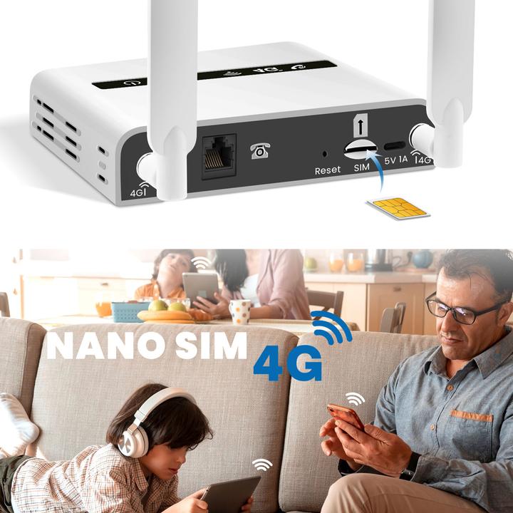 Produktbild Geemarc 4G WiFi Router Telefon Smartphone