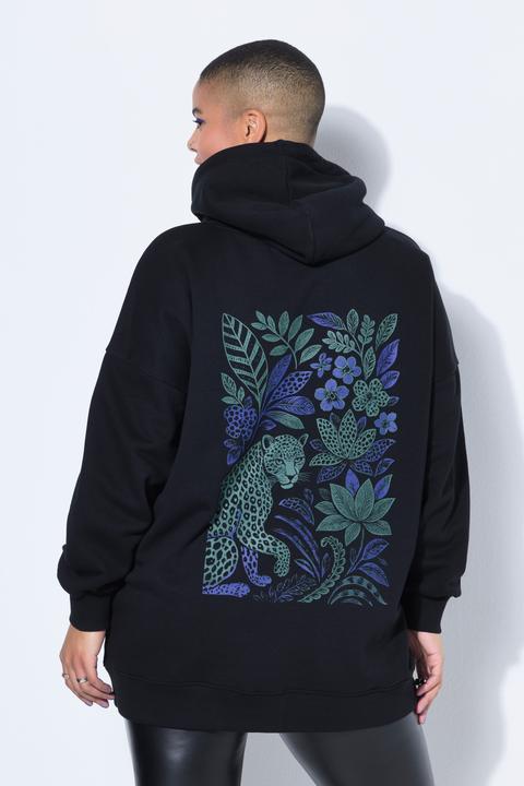 Image du produit Studio Untold Sweat-shirt à capuche oversize, imprimés léopard (50, 52)