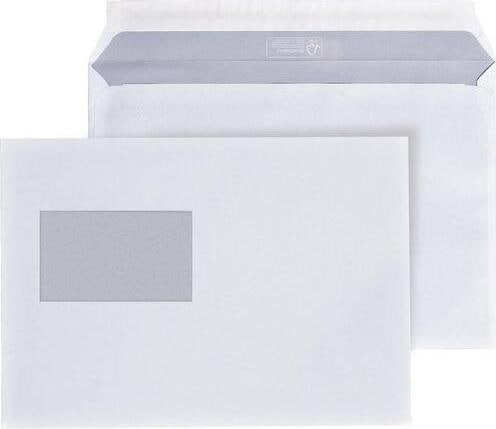 Produktbild Viking Briefumschläge 30000618 Mit Fenster C5 229 mm x 162 mm Abziehstreifen (229 x 162 mm, 500 x)
