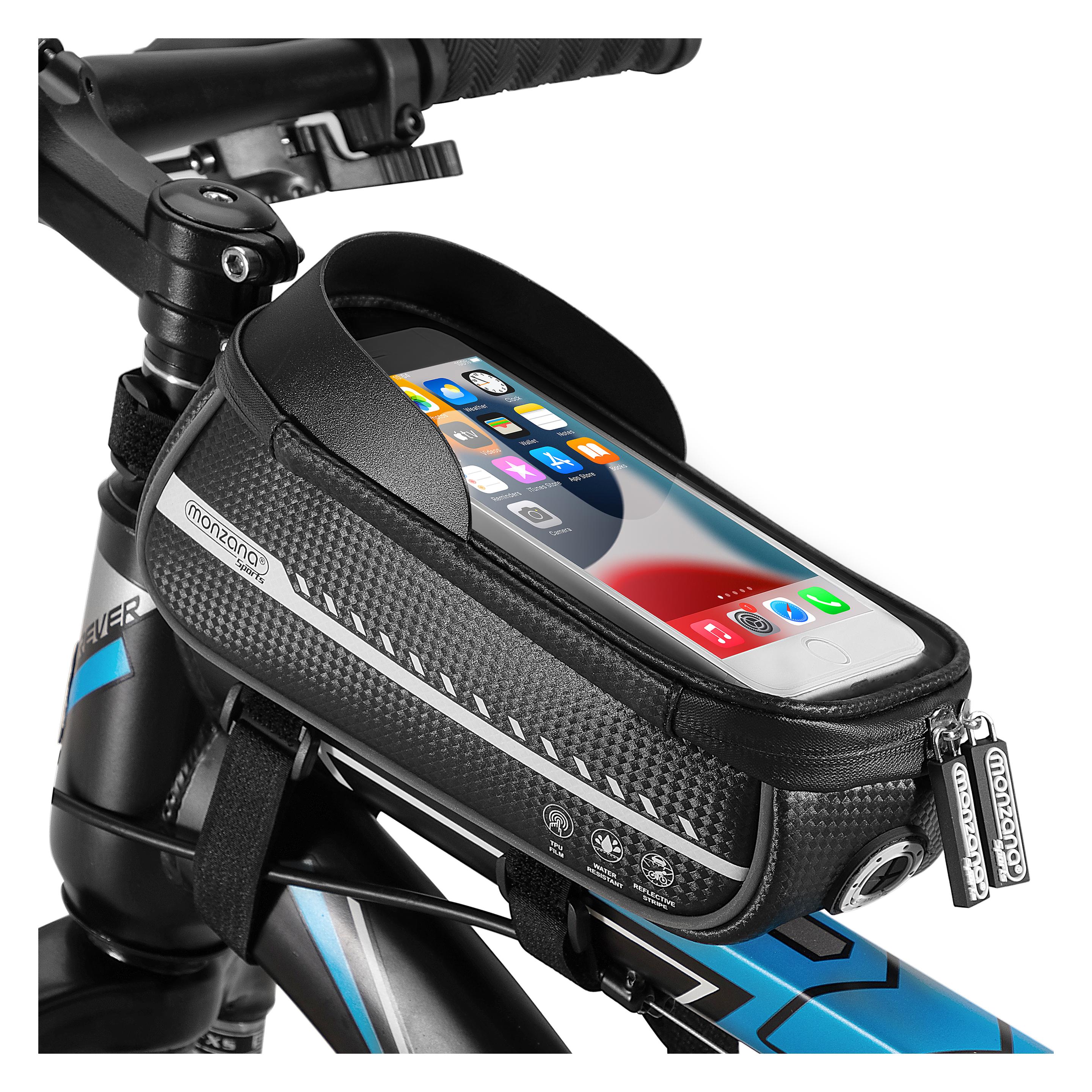 Sac De Cadre Vélo RockBros - 1,4L - Imperméable - Coque Dure - Tube Avant