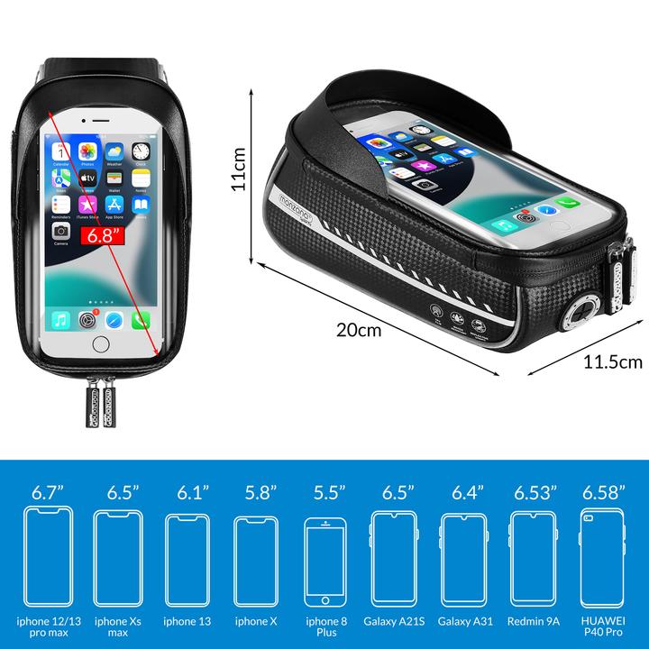 Produktbild Monzana Fahrradtasche (0.85 l, Rahmentasche)