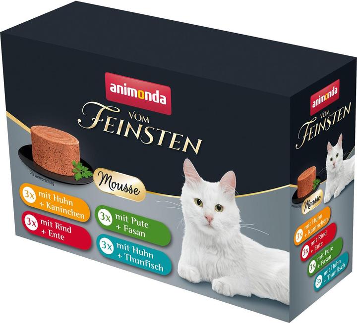 animonda Vom Feinsten ADULT Mousse-Vielfalt, 12x85g (Adult, 12 Stk., 1020 g)
