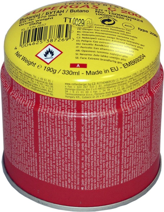 Produktbild Rothenberger Lötlampenset ECO inkl. 4x Kartuschen