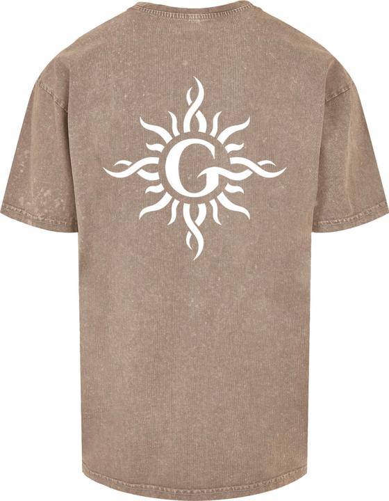 Produktbild Merchcode Godsmack - Lunar Phases Acid Washed Oversize Tee - 138063 (M)