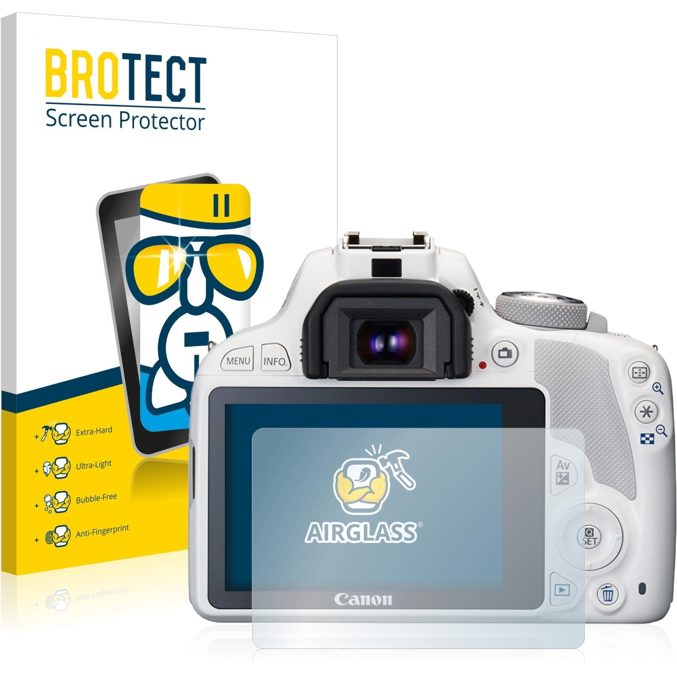 BROTECT AirGlass Panzerglasfolie (Displayschutz, EOS 100D), Kameraschutz