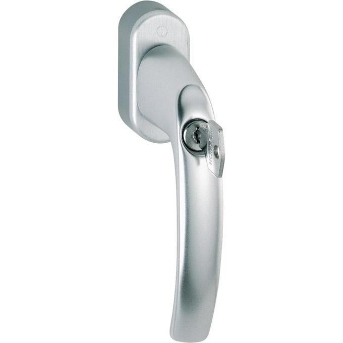 Magni, Türgriff + Fenstergriff, Hoppe Atlanta Aluminium Fenstergriff abschließbar, F4 Bronze, Secu100 + Secustik 0530S/U...
