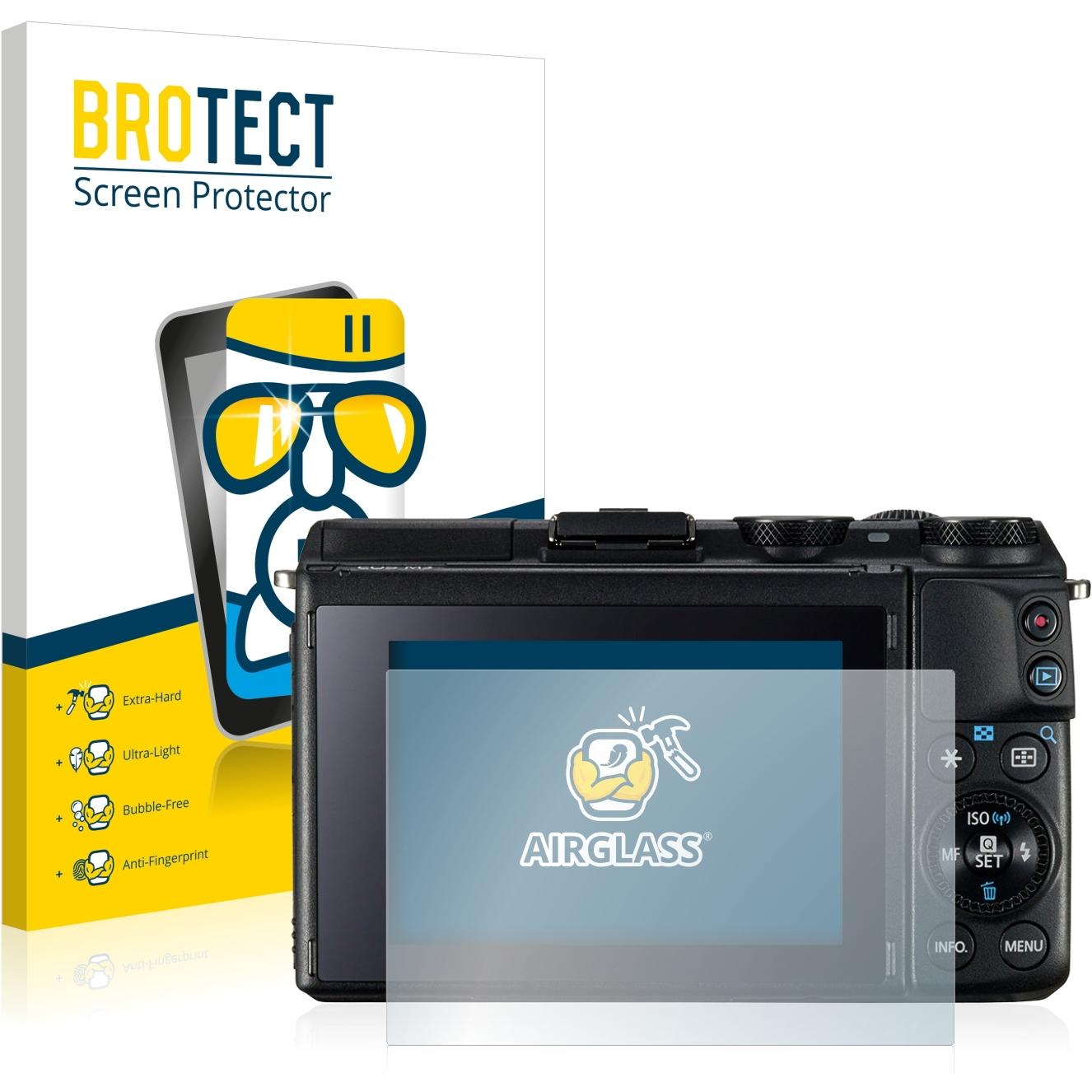 BROTECT AirGlass Panzerglasfolie (Displayschutz, EOS M3), Kameraschutz
