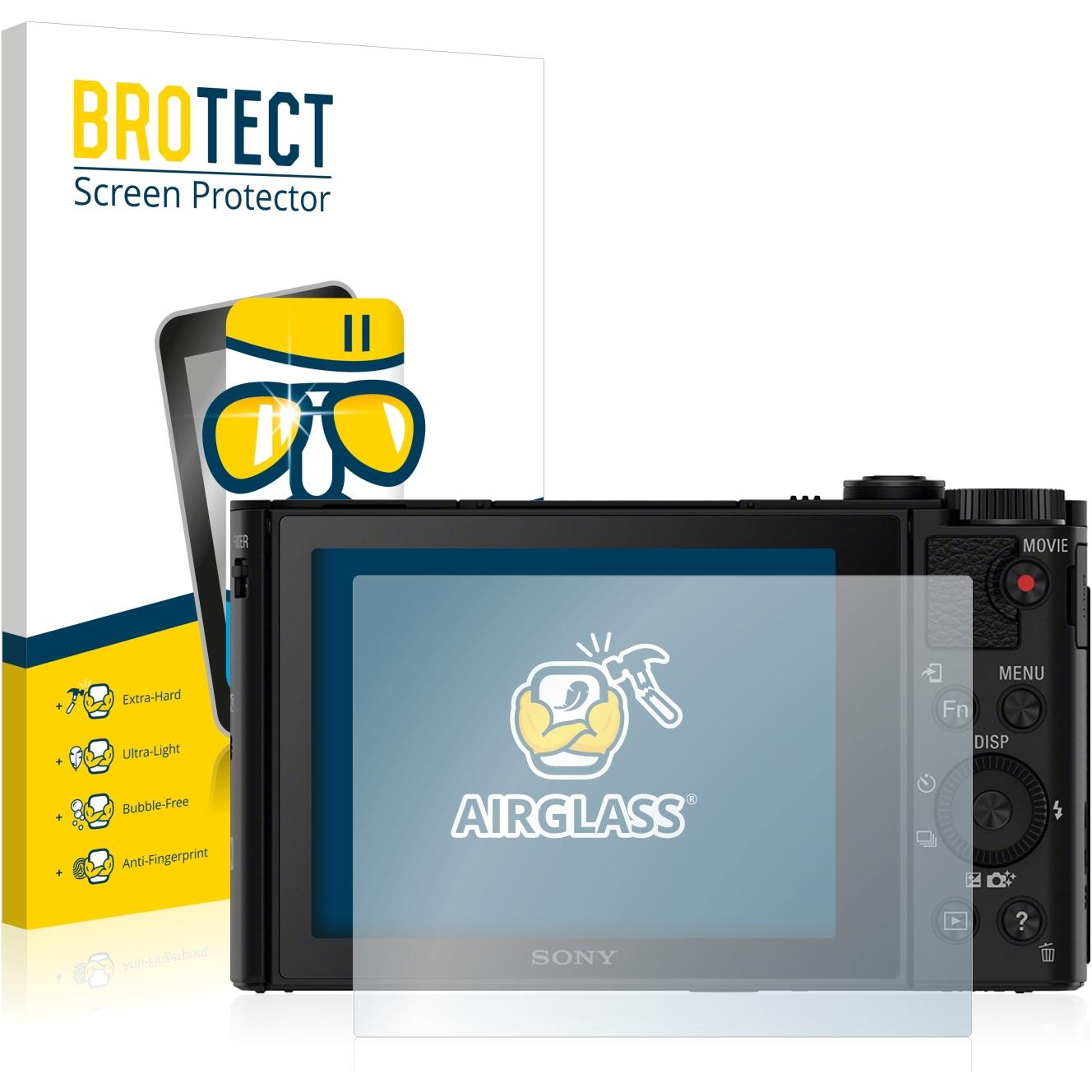 BROTECT AirGlass Panzerglasfolie (Displayschutz, Cybershot DSC-HX90), Kameraschutz