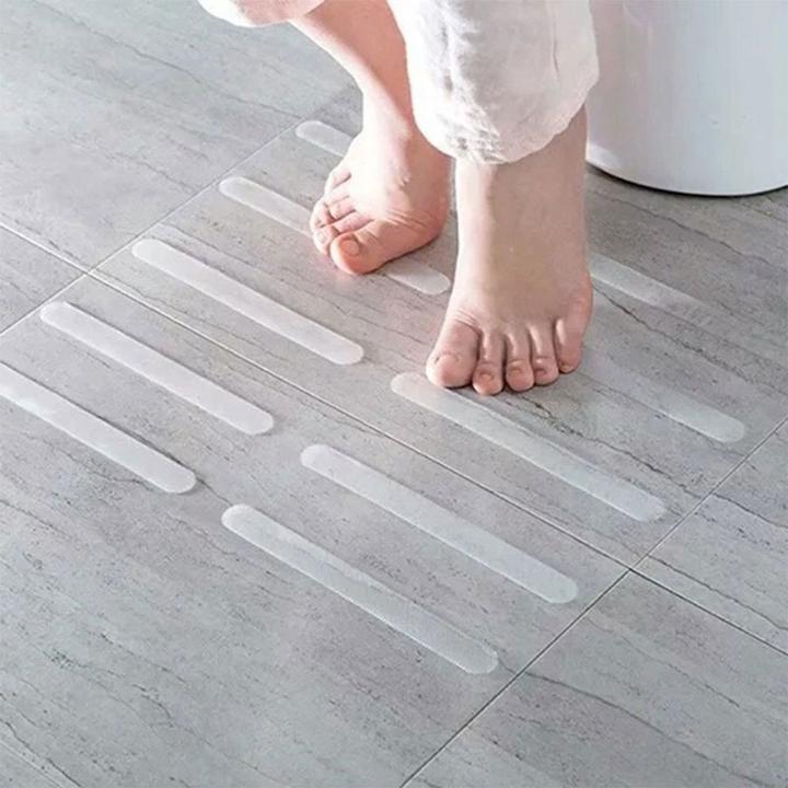Produktbild Werkstein Selbstklebendes Anti-Rutsch Pad Sticker für Dusche / Badewanne - Transparent 19-tlg. Set (385 mm)