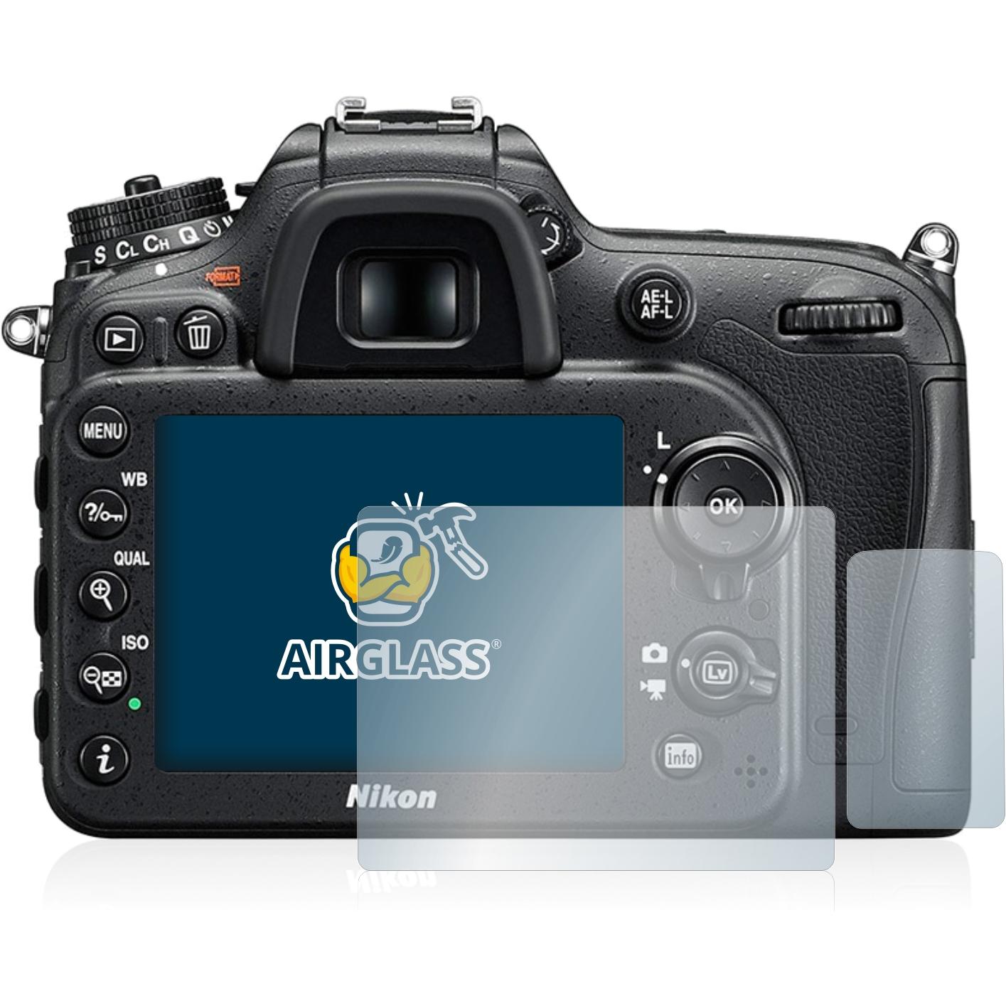 Thumbnail - BROTECT AirGlass Panzerglasfolie (Displayschutz, D7200), Kameraschutz