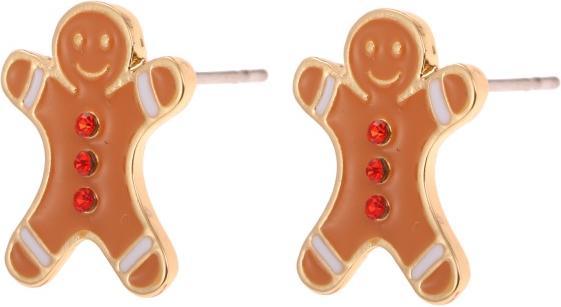 Immagine prodotto Snazzy Santa Orecchini a forma di pan di zenzero di