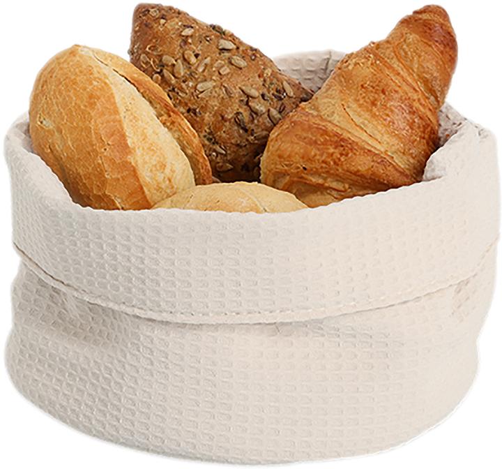 Produktbild Zeller Present Aufbewahrungskorb Waffelpiqué ø 20x12 cm