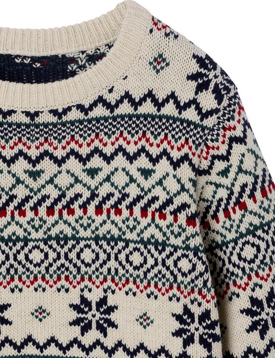 Produktbild Vertbaudet Jungen Jacquard-Pullover mit Rundhals (92, 98)