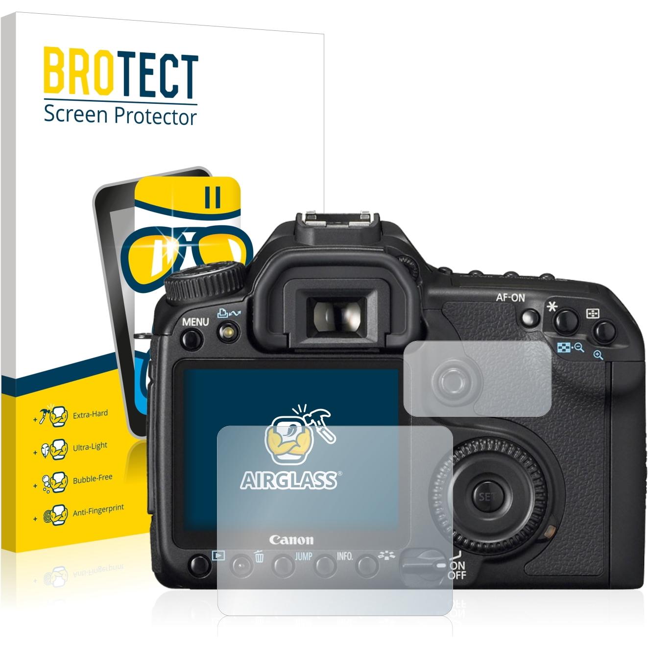 BROTECT AirGlass Panzerglasfolie (Displayschutz, EOS 40D), Kameraschutz