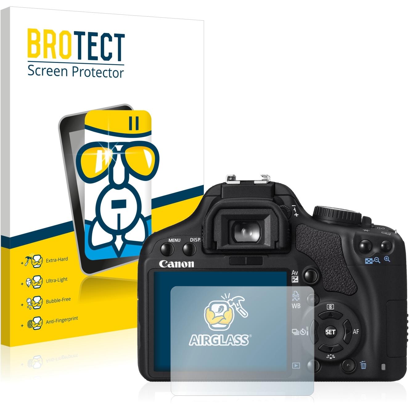 BROTECT AirGlass Panzerglasfolie (Displayschutz, EOS 450D), Kameraschutz, Transparent